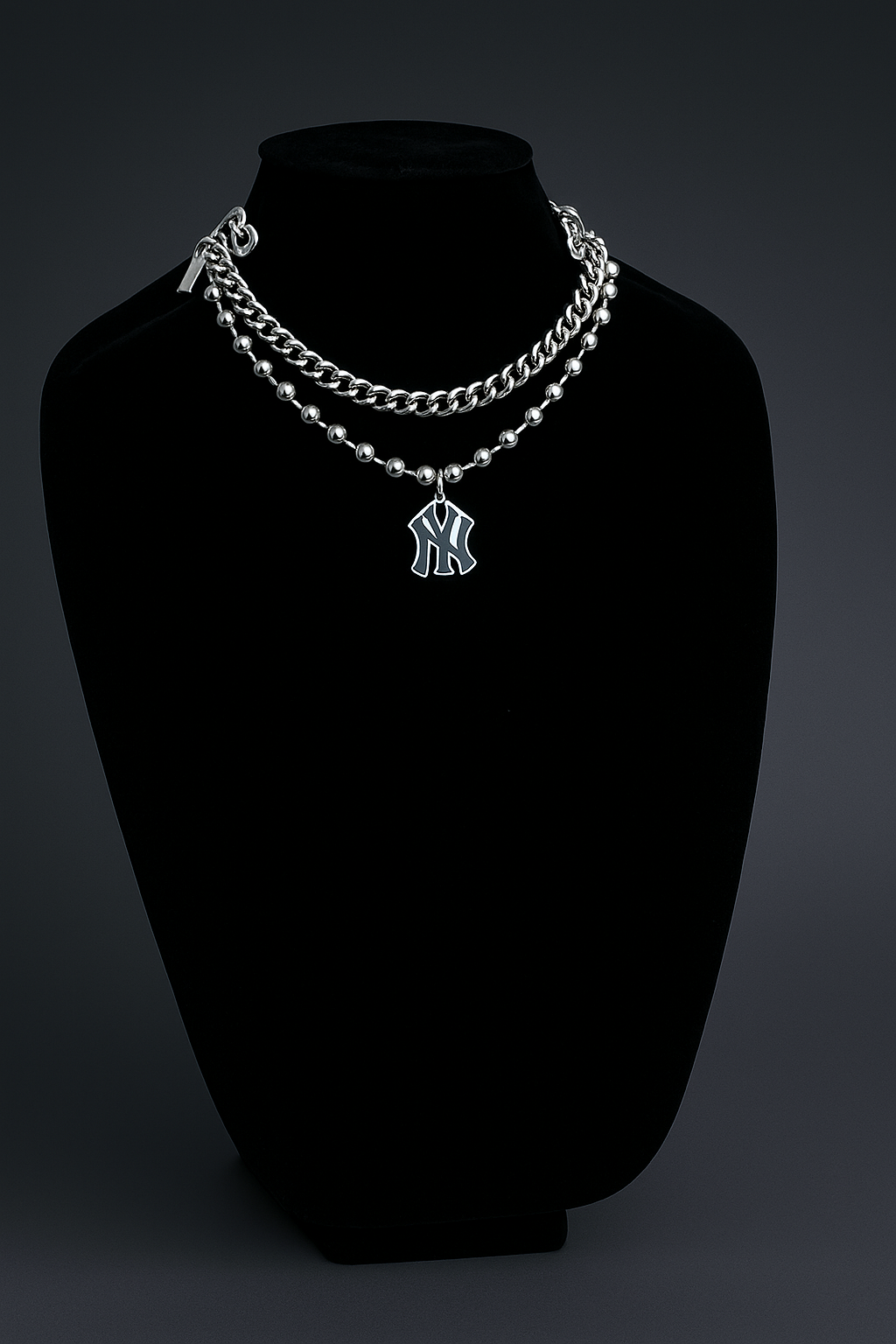 Double Layer Link NY Pendant