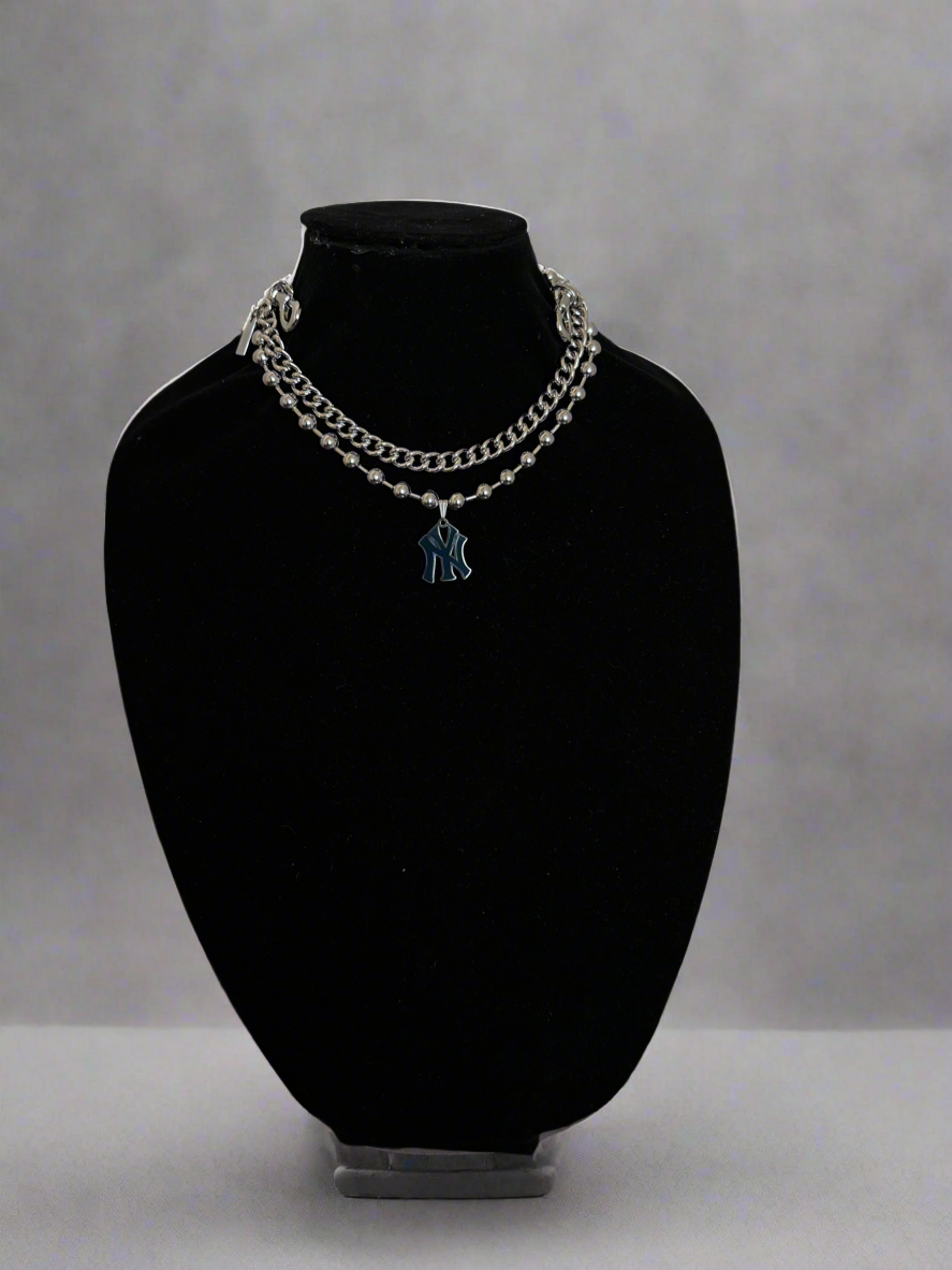 Double Layer Link NY Pendant